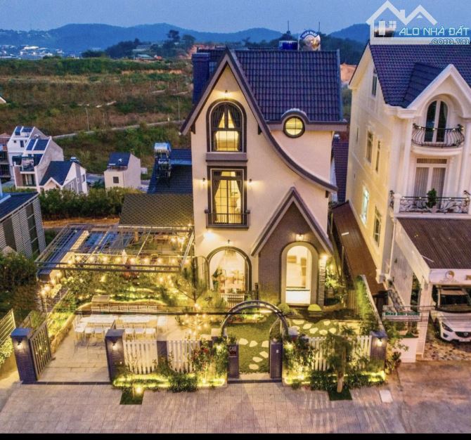 Bán Villa cao cấp 400m2 thiết kế hiện đại, ngang 16m, thu nhập cao KQH An Sơn P.4 Đà Lạt - 2