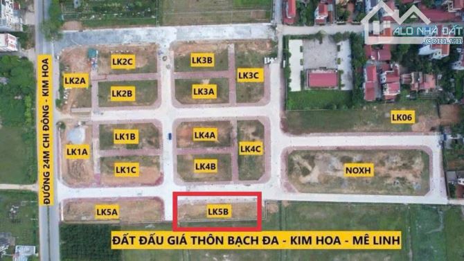 109m đất đấu giá Bạch Đa Kim Hoa LK3C lô duy nhất - 3