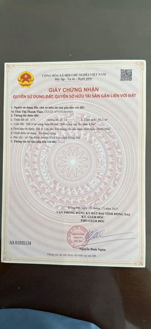 Đất đầu tư ngay làng bưởi tân triều cách biên hòa chỉ 8km có hỗ trợ ngân hàng - 3