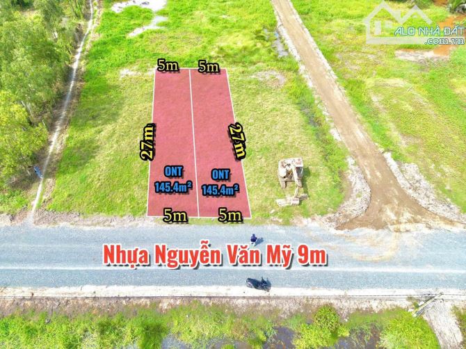 Bán đất MT nhựa Nguyễn Văn Mỹ DT 5x27 Gía 730tr Bình Tịnh Tân Trụ Long An - 3