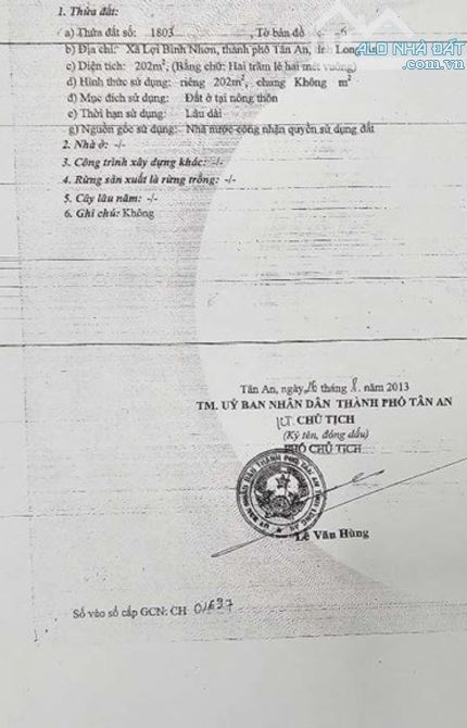 Nhà Mt đường liên khu phố, ô tô xã Lợi Bình Nhơn, TP Tân An tỉnh Long An - 6