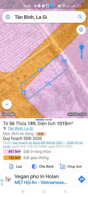 Chủ ngợp giá tốt, 1000m2 quy hoạch 2 mặt tiền giá tốt