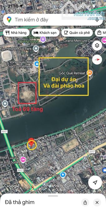 Bán Căn Góc Sát Sông Hàn - Chương Dương. View Pháo Hoa Cực Đẹp. 135m2 Giá nhỉnh 12ty