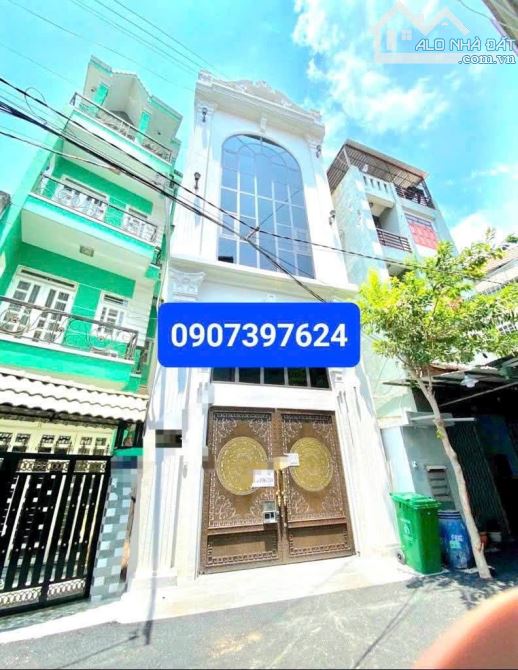 CHDV THU1.2 TỶ/N- LÊ VĂN THỌ-CV LÀNG HOA- 5x23M- 5 TẦNG- THANG MÁY - 18 TỶ HƠN