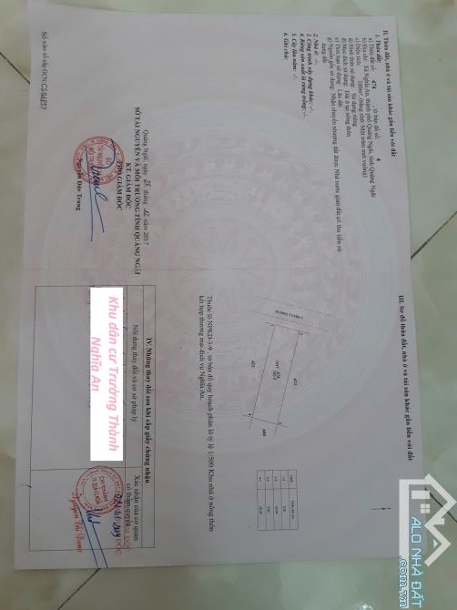 Bán đất khu dân cư Trường Thành Nghĩa An, view trực diện sông Phú Thọ, giá 1150tr TL - 10