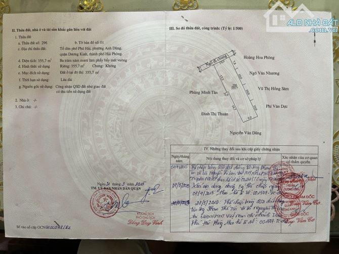Bán đất tại 168 Mạc Quyết, Phú Hải, Anh Dũng, Dương Kinh, Hải Phòng - 1