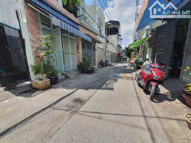 Bán nhà hẻm 8m thông đường sô 12, bình tân, diện tích 4 x 16,5m vuông vức, nhà 1 lầu - 2