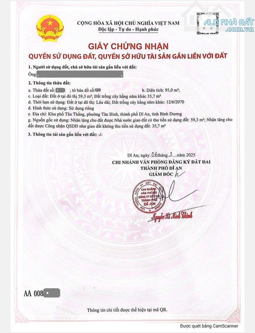 2Tỷ500__95m2__Đất Sổ Riêng__Xây tự do__đường 6m gần khu Biconsi và đường Bùi Thị Xuân - 4