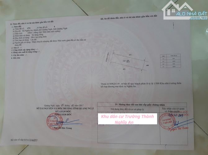 Bán đất khu dân cư Trường Thành Nghĩa An, view trực diện sông Phú Thọ, giá 1150tr TL - 5