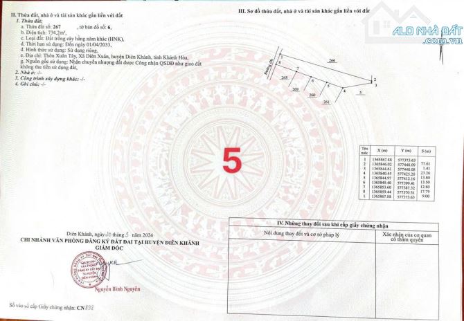 730m2 Diên Xuân - Diên Khánh- Khánh Hòa. ( Cách TP Nha Trang 28km).💥 - 5