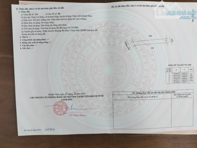 Bán đất vườn Khánh Hiệp quy hoạch thổ cư giáp suối mặt tiền đường K25 - 5