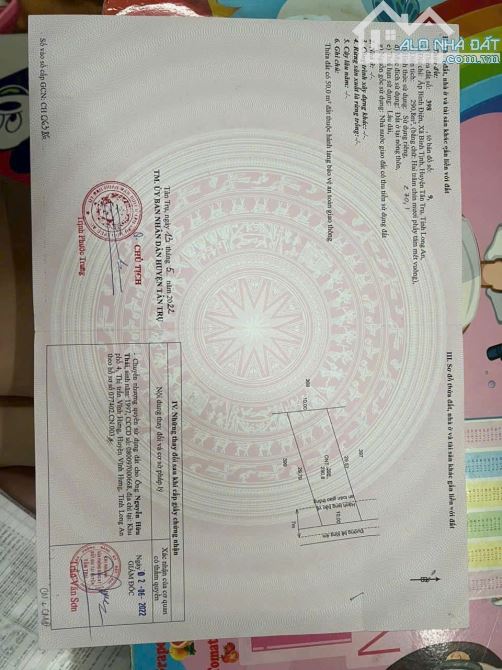 BÊ TÔNG 6M NGUYỄN VĂN TRƯNG  5.5 x 24m (133,1m2)Giá 620tr Bình Tịnh Tân Trụ Long An - 5