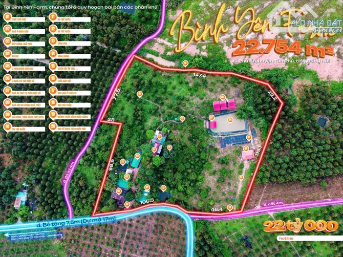 👊 Bình Yên Farm 22.369m2 doanh thu 2ty/ năm Ở Tân Phú Đồng Nai cần bán gấp. - 6