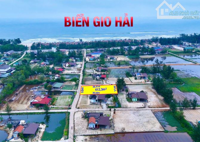 GIO HẢI - 2 MẶT TIỀN ĐƯỜNG HƯỚNG THẲNG RA BÃI TẮM 200m