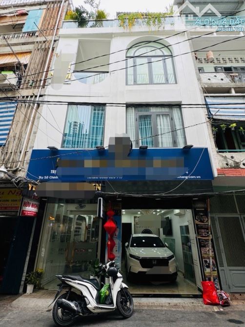 Ngang 6m, 30 ra mặt tiền Lê Văn Sỹ, Q3, nhà 4tầng (6 x 12.5)m, 7P ngủ, OTO vào nhà