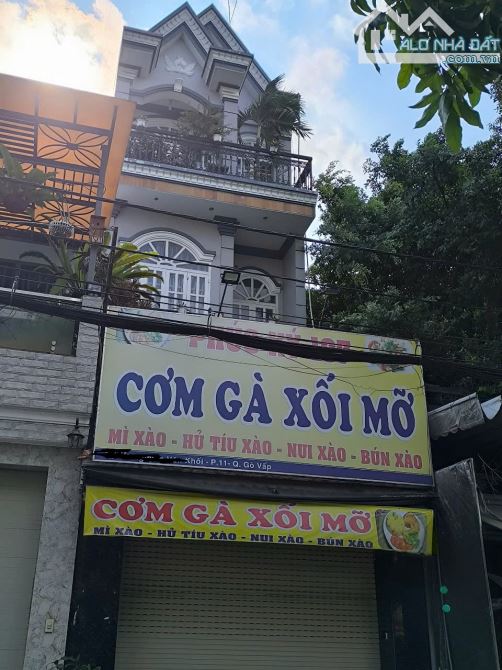 MT Kinh Doanh Nguyễn Văn Khối P. 11; DT: 4X20 CN 79m2: Nhà 1 trệt 3 lầu; GIÁ 11 TỶ TL - 1