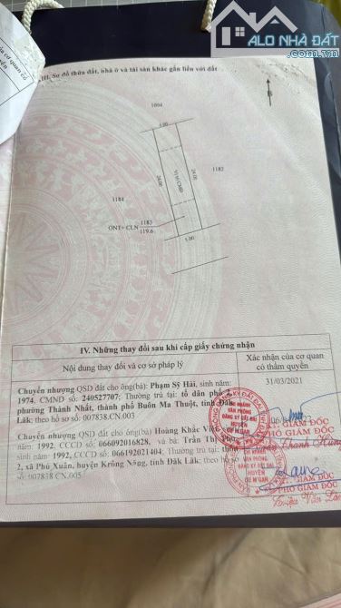 Bán lô đất Cư Suê 5x24 giá chỉ 1,6 tỷ ngay gần Homestay Ninh Hoa - 1