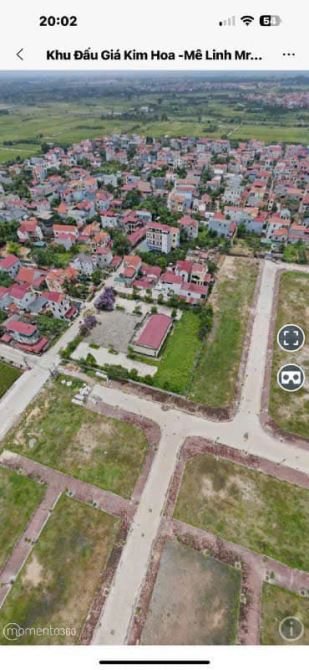 đất đấu giá Bạch Đa, Kim Hoa, Mê Linh, Hà Nội giáp Vành Đai 4,cam kết bán đúng giá chủ thu - 1