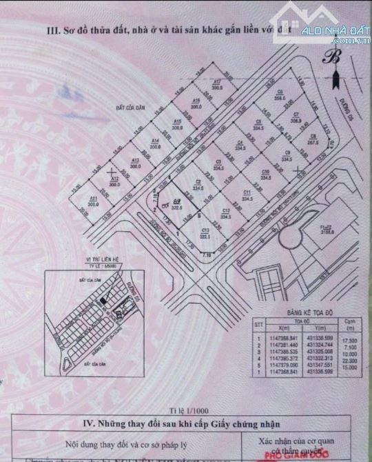 LÔ ĐẤT BIỆT THỰ GÓC 2MT KHU THANH BÌNH- RESORT LONG CUNG- TP.VT- S=322m2=15x22,5m- 29 TỶ - 1