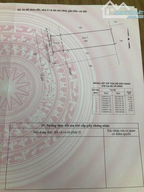 CHỦ GỬI BÁN LÔ ĐẤT 95M2- GIÁ CHỈ 1 TỶ 630 TR - TÂN HIỆP - HÓC MÔN - GỌI TRỰC TIẾP XEM ĐẤT - 2