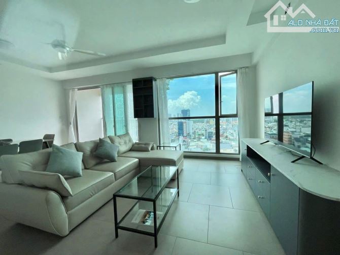 Chung cư Satra Eximland,Phan Đăng Lưu,Phú Nhuận:130m2,3p ngủ,2wc,NT,22tr/tháng - 4