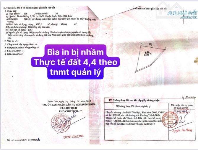 Bán nhanh 490 triệu cho 4,4 sào buôn Niêng 2 xã Ea Noul Buôn Đôn - 8