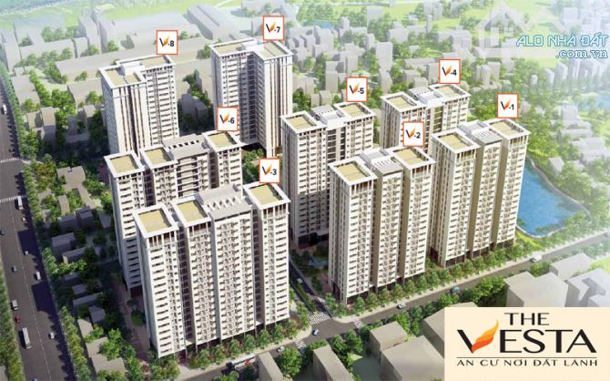 Cho thuê căn hộ 3 ngủ Chung cư The Vesta Phú Lãm Hà Đông , có cho ở nhóm
