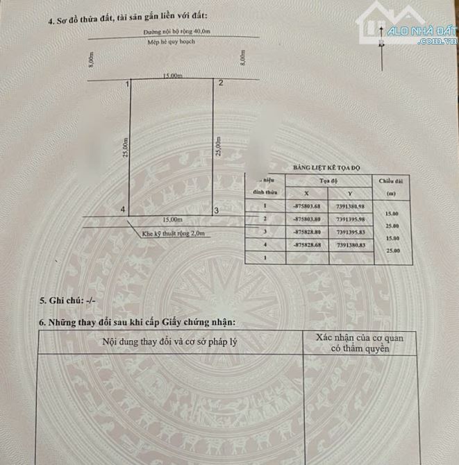 🔥Bán 375m2 Mặt trục Tuyến 2 Lê Hồng Phong đường 40m toà Khánh Hội vào
