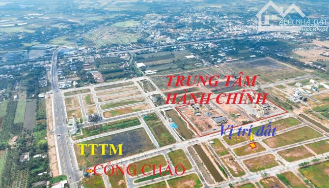 Bán lô biệt thự 10x18m. Cách Trung Tâm Hành Chính chỉ 50m