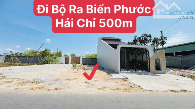 ✅BÁN ĐẤT MẶT TIỀN NGUYỄN AN NINH - TT PHƯỚC HẢI - ĐẤT ĐỎ - BRVT  ✅ DT 98m2 [ 5m x 20m ] - - 1