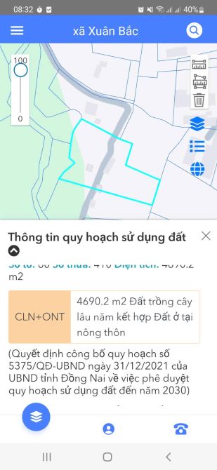Bán đất xã Xuân Bắc, huyện Xuân Lộc - 1
