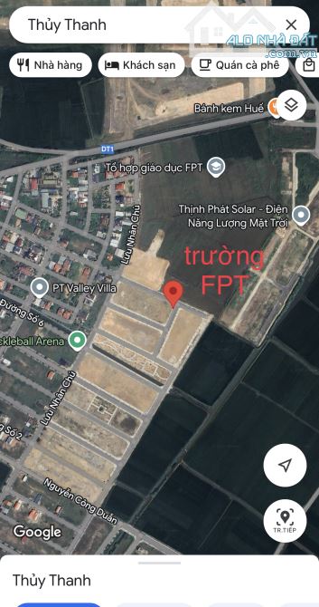 Bán đất xây Biệt Thự 313m2 ( ngang 13m)KQH Thuỷ Thanh cạnh FPT - Hướng đông nam hiếm - 2