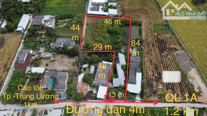 Nhà vườn Thạnh Đức, Bến Lức tổng dt 2447m2 giá 7,5 tỷ - 3