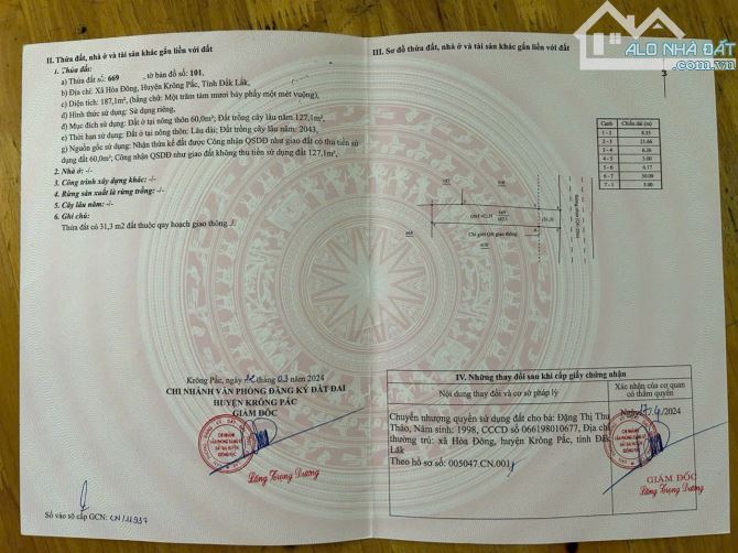 Mặt tiền trục chính Ea Kmat Hoà Đông ngay sân bóng - 3