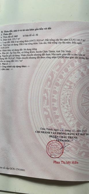 bán đất tua hai đồng khởi cách nhựa 50m - 4