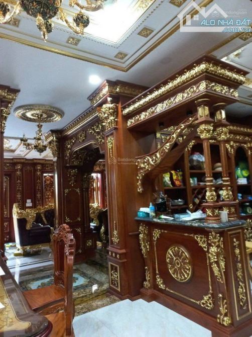 Biệt thự VIP bậc nhất Gò Vấp - dát vàng , gỏ đỏ nguyên khối - 5