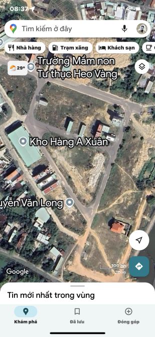 BÁN LÔ ĐẤT ĐƯỜNG D20 - KV6 - PHƯỜNG NHƠN BÌNH - DT 100m2 - Giá 2 tỷ 100tr