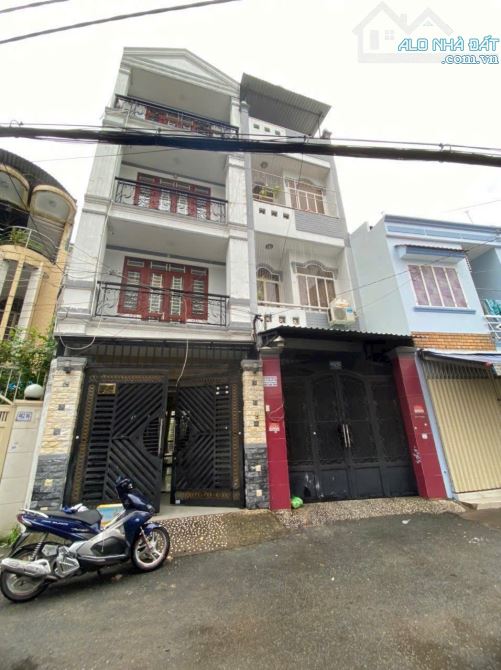 BÁN NHÀ HẺM Ô TÔ 6M - ĐƯỜNG LÊ QUANG ĐỊNH, BÌNH THẠNH - 145M2 4 TẦNG - GIÁ TỐT(120TR/M2)