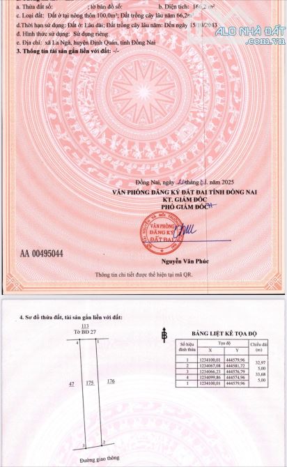 BÁN NỀN ĐẤT NGAY KHU CÔNG NGHIỆP ĐỊNH QUÁN 166M2(5MX33M) KHU DÂN CƯ ĐÔNG ĐÚC CHỈ 750 TRIỆU