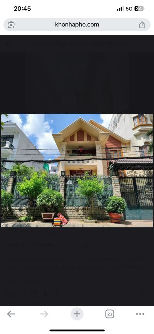 BIỆT THỰ GÒ VẤP, ĐƯỜNG 20M, 2 TẦNG, 16x17M, PHAN VĂN TRỊ