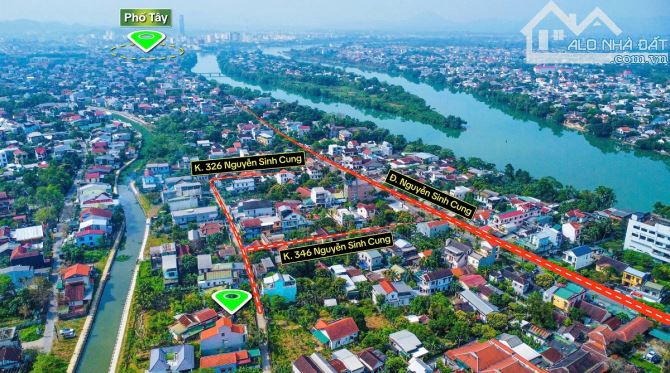 Hơn 1 tỷ. BÁN ĐẤT MẶT TIỀN KIỆT Ô TÔ NGUYỄN SINH CUNG – VỊ TRÍ CỰC ĐẸP - 1