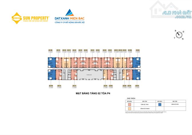 Bán chung cư - cạnh công viên Sun World Hà Nam 58m2, 2 PN, 2wc, giá 2,337 tỷ - 1