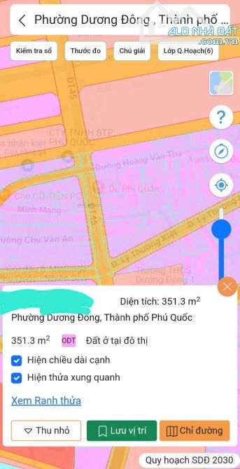 Bán nhà diện tích lớn 351m Mặt tiền Hoàng Văn Thụ ngang 13m Phú Quốc Kiên Giang vị trí đẹp - 2