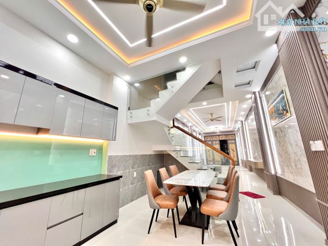 Siêu phẩm nhà đẹp 3 tầng Trung  tâm  Tp Dĩ An  ô tô ngủ trong nhà 88m2 ,__ 5,2 tỉ - 2