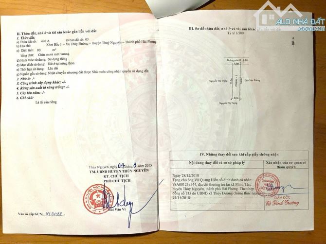 🇻🇳Lô đất mặt đường thôn Thủy Đường - Thuỷ Nguyên - kinh doanh buôn bán👉 chỉ 3,1 tỷ - 3