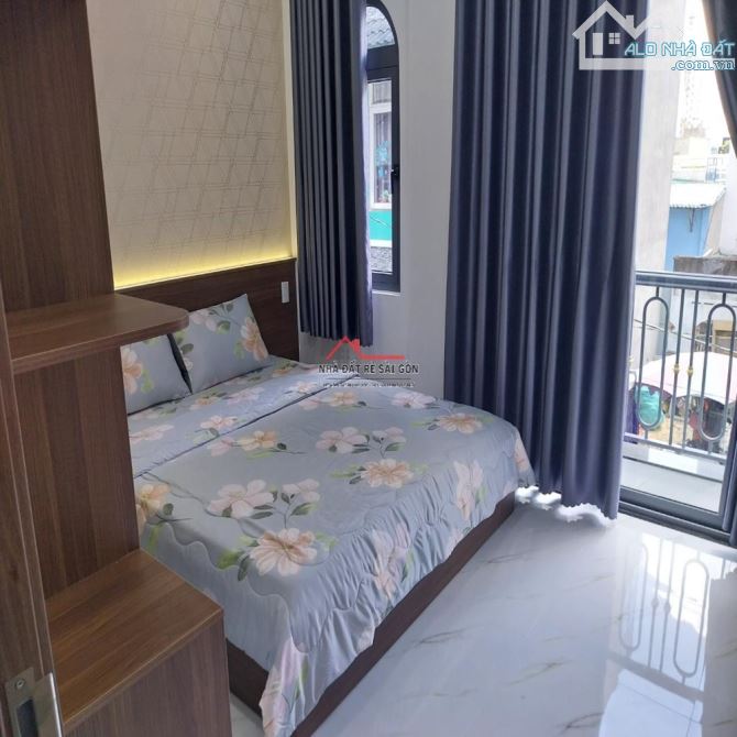 XE HƠI NGỦ TRONG NHÀ NGUYỄN PHÚC CHU - NGAY TRƯỜNG HỌC TÂN TRỤ - 4 TẦNG - GIÁ 6.X TỶ - 3