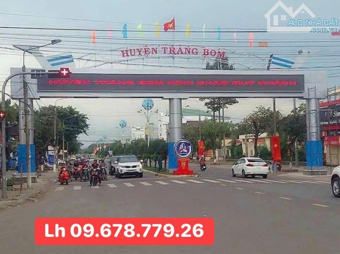 Bán đất sổ hồng riêng ful thổ cư giá rẻ sông trầu sát thị trấn trạng bom - 3