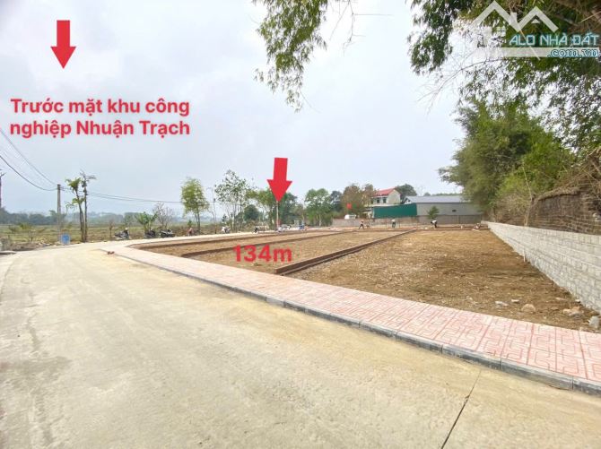 BÁN GẤP LÔ ĐẤT ĐỐI DIỆN KCN NHUẬN TRẠCH CÓ DT 134m2 (50m2 ONT) GIÁ CHỈ HƠN 1 TỶ - 3