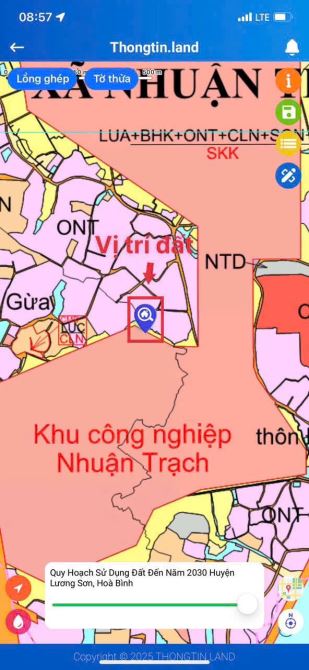 BÁN GẤP LÔ ĐẤT ĐỐI DIỆN KCN NHUẬN TRẠCH CÓ DT 134m2 (50m2 ONT) GIÁ CHỈ HƠN 1 TỶ - 4