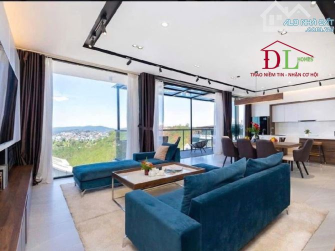 Bán villa 216m2 KQH Viện Nghiên Cứu Hạt Nhân Đà Lạt, vị trí đỉnh đồi cao view toàn cảnh - 5